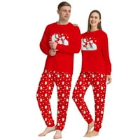 Porodični božićni meč pidžama, božićni Xmas Klasični plaćeni pidžami za muškarce Žene PJS Jammies Sleep