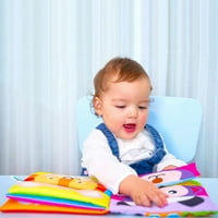 Krpa knjiga beba, dječja dječja dječja knjiga prva mekana krpa set za dječju djecu dječja djeca obrazovne