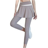 Ženske joge hlače Atletska hlače Blokiranje u boji blokiranje prozračne suknje hlače za podizanje hipona,