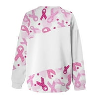 Trendvibe Womens Rak dojke Dukseri leptira mama Košulje za dojke Supruga Sjeverna majica Nada Mir Love
