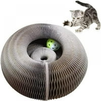 Magic orguljska mačka zagrebotina - deformabilna mačka grebanje post kuglični zapis, prijenosni kombinirani i izdržljivi mačji jastučić, interaktivna mačića zabavna inteligencija Fizička vježba obrazovna igračka