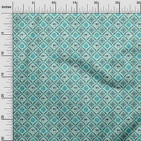 Onuone Rayon Arctic Plava tkanina Azijska Suzani Tkanina za šivanje tiskane zanatske tkanine pored dvorišta