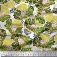 Soimoi Rayon tkanina umjetnička cvijeta tiskana tkanina od dvorišta široka