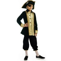 Kapetan pirata dječaci veličine XS kostim karneval šešir za patch jaknu O'Reet