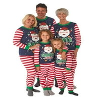 Brilliantme Family Božićni Utakmica Pajamas setovi Xmas Spaetwear Noćna odjeća za žene Muška djeca beba