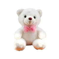 PUNORU SHOROGRAVNI BEAR Igrački LED šarene zaštite prekidača za napajanje Slatka teddy punjena životinjska plišana lutka za djecu odrasla osoba