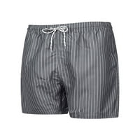 Voguele muške kratke hlače prugaste ljetne kratke hlače Brze suho kupaće trupci kupaći kupanje havajske