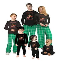 Smiješni obiteljski božićni kompozicioni setovi - karantenski odmor Xmas pidžamas jelena santa