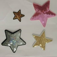 Vez pet-ukrade zvijezde šljokica zakrpa crtane tkanine zalijepite odjeću šivaći DIY dodaci