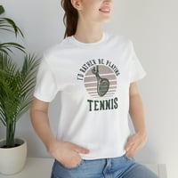 Teniska košulja za žene radije igraju tenis unise Bella Canvas Premium