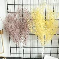 Misty bambusov list emulacijski emulacija cvijeća na doma čorju umjetni buketi za uljepšavanje cvijeća bijelo