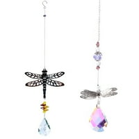 Crystal Garden Suncatcher za leptir Hummingbird Viseći privjesak ornament Zvuk vjetra za Rainbow Maker
