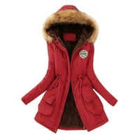 Zimska ženska jakna s toplim kaputom Slim zimske kapute