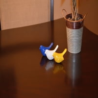 Bird figurice 3 - plave, bijele, žute 3,5 l