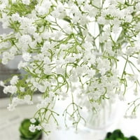 Sweetcandy baby dah gipsfila umjetni cvjetovi Buketi lažni pravi dodir Cvijeće za zabavu za vjenčanje Diy Domaći dekor bijeli