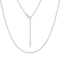 Lančana ogrlica za žene ROLO kabel lanca od nehrđajućeg čelika srebrne boje