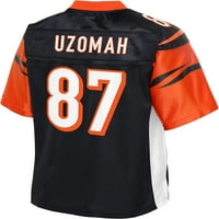 NFL_PRO LINE muške C.J. Uzomah Black Cincinnati Bengals_ Big & Tall_ Jersey