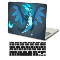 Kaishek Hard Case Shell Cover samo kompatibilan najnoviji MacBook Pro 15 s mrežnom ekranom dodirne trake + crni poklopac tastature Model: A1990 & A