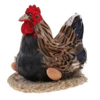 Pileći kokoši za izvlačenje jaja životinjska figurica Model Početna Dekoracija farme Kids Play igračke