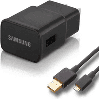Adaptivni brzi zidni adapter Micro USB punjač za Samsung Galaxy Tab 10. LTE paket sa urbanim mikro USB kablom 10ft Super brzo komplet za punjenje - crna