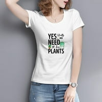 Comfy ženska majica kratkih rukava - meka i rastezljiva košulja sa smiješnim sloganom