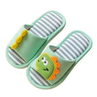Zlekejiko Big Shope Sliper Kids Spa papuče za djevojke Cartoon Dinosaur uzorak kućni papuče za mališani
