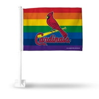 St Louis STL Cardinals Pride MLB zastava za montiranje prozora 2-strana