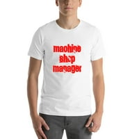 3xl Machine Shop Manager Cali Style Short Pamučna majica kratkih rukava od nedefiniranih poklona