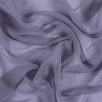 Amethyst Cruckled Silk Šifon, tkanina od dvorišta