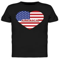 Ljubav Amerika Design Majica Muškarci -Mage by Shutterstock, Muškarac Veliki