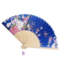 Ouneed Vintage bambusovi preklopni ručni ručni ventilator cvijeća kineski plesni partijski džepni pokloni