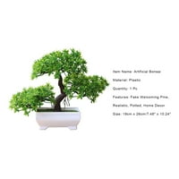 Živjeli američki umjetni bonsai, lažni biljni ukras, biljke umjetne kućne biljke, japanski bor za radnu
