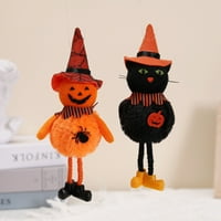 Farfi viseći ukras Realistic Vipe rekvizite na finu izradu Halloween bundeve vještica crne mačke privjesak