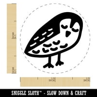 Sweet Owl Doodle Samo-inking gumeni trag mastila - Fuchsia tinta - Mini