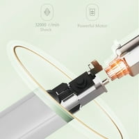 Prinxy USB punjenje električne četkice za zube, električna četkica za zube sa glavama četkica, pametni