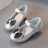 yinguo djeca dječje djevojke cvjetne lijepe bowknot jedno princeze cipele sandale srebrne 27