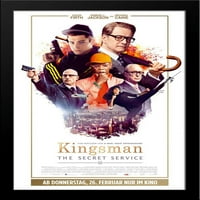 Kingsman: Tajna usluga Veliki crni drveni okvir Filmovi Movie Art Print