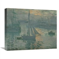 in. izlazak sunca - morski umjetnički print - Claude Monet