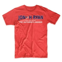 Moćni cirkus Jonah Ryan za predsedničku majicu - Crvena, velika