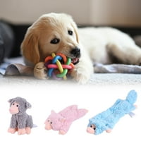 Fogcroll PET punjene igračke mekani ugriz-plišani oblik životinjskog oblika molar žvakaće igračke za kućnog ljubimca