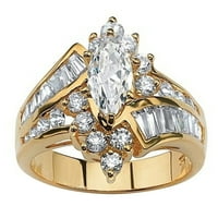 Golfiltar prstenova modni dijamantski angažman rezan ručni nakit nakit prstenovi
