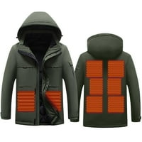 Loopsun zimski kaputi za muškarce vanjska topla odjeća zagrijana za jahanje skijanje ribolova punjenje električnim kaputom