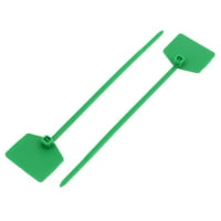 X najlon samo-zaključavanje naljepnice za kravata kabela kabela žica zip zelena