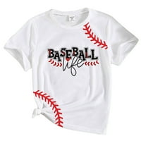 TODDLER Girl TEE bluza majica Ležerne prilike Casual Baseball 3D Print Print Teen Kids Odjeća za odjeću