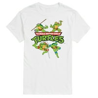 Tinejdžerska mutant ninja kornjače - oružje kornjače - mušku grafičku majicu kratkih rukava
