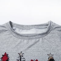 Božićne žene dugih rukava Jesenski zimski topli pulover iz vrata