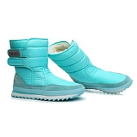 Avamo Womens Comfort Mid Calf Boot Platform Boots Cold vrijeme Ležerne prilike, otporne na klizanje nebesko plavo 7