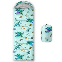 Torba za spavanje Hosima, kornjača uzorak vreća za spavanje, lagana i vodootporna za odrasle i dječju