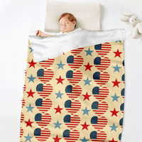 Fraigo američka zastava Patriotske pokrivače - Američki nacionalni element zastave Baci pokrivač za