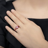 Lroplie prstenovi za žene djevojke retro kruna cirkon dijamantska ruža zlatna nakita veličine poklona zvona
